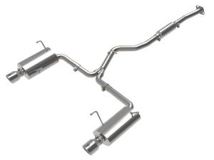 aFe Power - 49-36804-P | AFE Power Takeda 2-1/2 IN to 2-1/4 IN 304 Stainless Steel Cat-Back Exhaust w/ Polished Tip (2014-2018 Forester XT H4-2.5L t) - Image 1