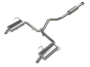 49-36805 | AFE Power Takeda 2-1/2 IN to 2-1/4 IN 304 Stainless Steel Cat-Back Exhaust System (2020-2024 Outback H4-2.4L t)