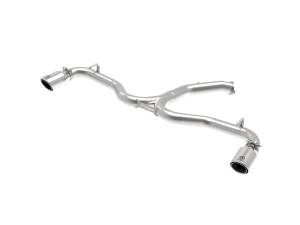 49-37002-1P | AFE Power Takeda 3 IN to 2-1/2 IN 304 Stainless Steel Axle-Back Exhaust w/ Polished Tip (2018-2020 Elantra GT L4-1.6L t)