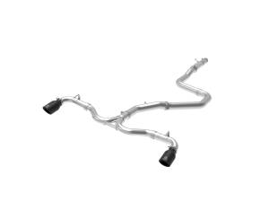 49-37003-1B | AFE Power Takeda 3 IN to 2-1/2 IN 304 Stainless Steel Cat-Back Exhaust System w/ Black Tip (2018-2020 Elantra GT L4-1.6L t)