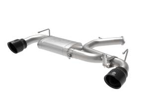 49-37007-B | AFE Power Takeda 3 IN 304 Stainless Steel Axle-Back Exhaust System w/ Black Tips (2019-2020 Veloster N L4-2.0L t)