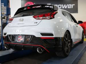 aFe Power - 49-37007-P | AFE Power Takeda 3 IN 304 Stainless Steel Axle-Back Exhaust System w/ Polished Tips (2019-2020 Veloster N L4-2.0L t) - Image 7