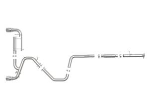 aFe Power - 49-37008-P | AFE Power Takeda 3 IN 304 Stainless Steel Cat-Back Exhaust System w/ Polished Tips (2019-2020 Veloster N L4-2.0L t) - Image 2