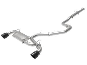 49-37010-B | AFE Power Takeda-ST 3 IN 304 Stainless Steel Cat-Back Exhaust System w/ Black Tips (2019-2020 Veloster N L4-2.0L t)