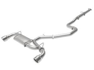 49-37010-P | AFE Power Takeda-ST 3 IN 304 Stainless Steel Cat-Back Exhaust System w/ Polished Tips (2019-2020 Veloster N L4-2.0L t)