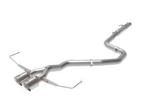 49-37011-P | AFE Power Takeda 3 IN to 2-1/2 IN 304 Stainless Steel Cat-Back Exhaust w/ Polished Tip (2019-2021 Veloster L4-1.6L t)