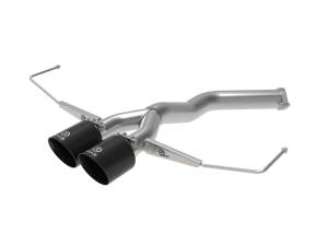 49-37012-B | AFE Power Takeda 3 IN to 2-1/2 IN 304 Stainless Steel Axle-Back Exhaust w/ Black Tip (2019-2021 Veloster L4-1.6L t)