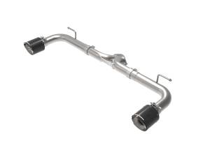 49-37014-C | AFE Power Takeda 2-1/2 IN 304 Stainless Steel Axle-Back Exhaust System w/ Carbon Fiber Tip (2014-2018 3 L4-2.0/2.5L)