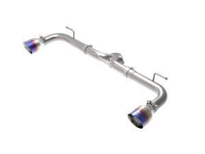 49-37014-L | AFE Power Takeda 2-1/2 IN 304 Stainless Steel Axle-Back Exhaust System w/Blue Flame Tips (2014-2018 3 L4-2.0/2.5L)