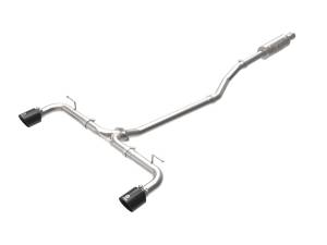 49-37015-B | AFE Power Takeda 2-1/2 IN 304 Stainless Steel Cat-Back Exhaust System w/ Black Tips (2014-2018 3 L4-2.0/2.5L)