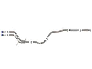 aFe Power - 49-37018-L | AFE Power Takeda 2-1/2 IN to 3 IN 304 Stainless Steel Cat-Back Exhaust w/ Blue Flame Tip (2013-2017 Veloster L4-1.6L t) - Image 2