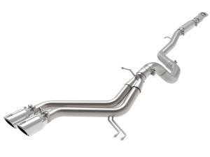 49-37018-P | AFE Power Takeda 2-1/2 IN to 3 IN 304 Stainless Steel Cat-Back Exhaust w/ Polished Tips (2013-2017 Veloster L4-1.6L t)