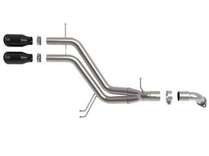 aFe Power - 49-37019-B | AFE Power Takeda 3 IN to 2-1/2 IN 304 Stainless Steel Axle-Back Exhaust w/ Black Tip (2013-2017 Veloster L4-1.6L t) - Image 2