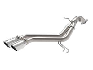 49-37019-P | AFE Power Takeda 3 IN to 2-1/2 IN 304 Stainless Steel Axle-Back Exhaust w/ Polished Tip (2013-2017 Veloster L4-1.6L t)