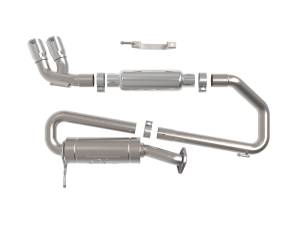 aFe Power - 49-37020-P | AFE Power Takeda 2-1/4 IN 304 Stainless Steel Cat-Back Exhaust w/ Polished Tip (2018-2021 Jimny L4-1.5L) - Image 2