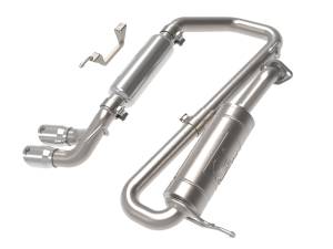 aFe Power - 49-37020-P | AFE Power Takeda 2-1/4 IN 304 Stainless Steel Cat-Back Exhaust w/ Polished Tip (2018-2021 Jimny L4-1.5L) - Image 1