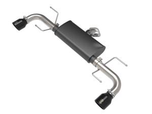 49-37021-B | AFE Power Takeda 2-1/2 IN 304 Stainless Steel Axle-Back Exhaust System w/ Black Tip (2017-2024 CX-5 L4-2.5/2.5L t)