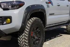 Rough Country - A-T11621 | Rough Country Defender Fender Flares For Toyota Tacoma 2/4WD (2016-2023) | Flat Black - Image 9