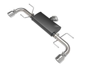 49-37021-P | AFE Power Takeda 2-1/2 IN 304 Stainless Steel Axle-Back Exhaust System w/ Polished Tip (2017-2024 CX-5 L4-2.5/2.5L t)