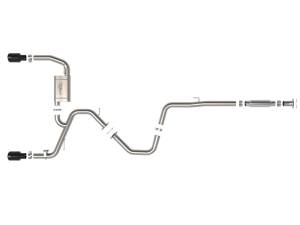 aFe Power - 49-37028-B | AFE Power Takeda 3 IN 304 Stainless Steel Cat-Back Exhaust w/ Black Tips (2022-2023 Elantra N L4-2.0L t) - Image 2