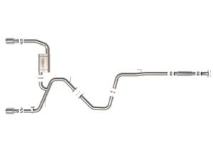 aFe Power - 49-37028-P | AFE Power Takeda 3 IN 304 Stainless Steel Cat-Back Exhaust w/ Polished Tips (2022-2023 Elantra N L4-2.0L t) - Image 2