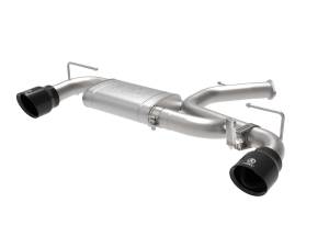 49-37029-B | AFE Power Takeda 3 IN 304 Stainless Steel Axle-Back Exhaust w/ Black Tips (2021-2022 Veloster N L4-2.0L t)