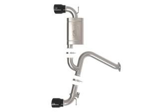 aFe Power - 49-37032-B | AFE Power Takeda 3 IN 304 Stainless Steel Axle-Back Exhaust w/ Black Tips (2022-2023 Kona N L4-2.0L t) - Image 2