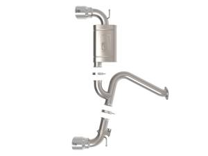 aFe Power - 49-37032-P | AFE Power Takeda 3 IN 304 Stainless Steel Axle-Back Exhaust w/ Polished Tips (2022-2023 Kona N L4-2.0L t) - Image 2