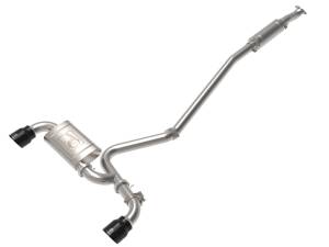 49-37033-B | AFE Power Takeda 3 IN 304 Stainless Steel Cat-Back Exhaust w/ Black Tips (2022-2023 Kona N L4-2.0L t)