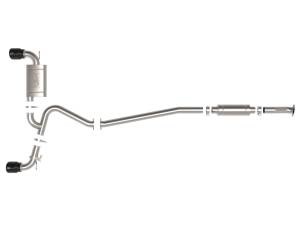 aFe Power - 49-37033-B | AFE Power Takeda 3 IN 304 Stainless Steel Cat-Back Exhaust w/ Black Tips (2022-2023 Kona N L4-2.0L t) - Image 2