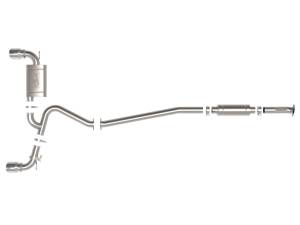 aFe Power - 49-37033-P | AFE Power Takeda 3 IN 304 Stainless Steel Cat-Back Exhaust w/ Polished Tips (2022-2023 Kona N L4-2.0L t) - Image 2