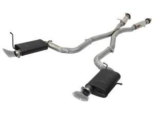 aFe Power - 49-38059 | AFE Power MACH Force-Xp 3 IN 304 Stainless Steel Cat-Back Exhaust System w/ Resonator (2012-2021 Grand Cherokee WK2 V8-6.4L/V8-6.2L sc) - Image 1