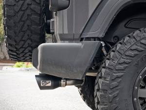 aFe Power - 49-38066-B | AFE Power Rebel Series 2-1/2 IN 304 Stainless Steel Cat-Back Exhaust System w/ Black Tips (2018-2024 Wrangler JL V6-3.6L) - Image 8