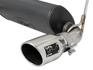 aFe Power - 49-38066-P | AFE Power Rebel Series 2-1/2 IN 304 Stainless Steel Cat-Back Exhaust w/ Polished Tips (2018-2024 Wrangler JL V6-3.6L) - Image 4