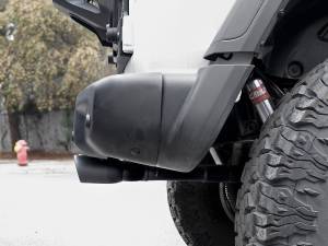 aFe Power - 49-38071-B | AFE Power Rebel Series 2-1/2 IN 304 Stainless Steel Cat-Back Exhaust System w/ Black Tip (2018-2024 Wrangler JL V6-3.6L ) - Image 8