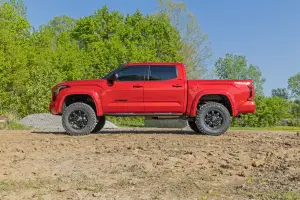 Rough Country - A-T02224-6X3 | Rough Country Defender Pocket Fender Flares For Toyota Tundra 2/4WD (2022-2025) | Lunar Rock - Image 8