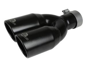 aFe Power - 49-38086-B | AFE Power Vulcan Series 2-1/2 IN 304 Stainless Steel Axle-Back Exhaust System Black (2007-2018 Wrangler JK V6-3.6L/3.8L) - Image 4