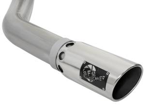 aFe Power - 49-42006-P | AFE Power Large Bore-HD 4 IN 409 Stainless Steel DPF-Back Exhaust System w/ Polished Tip (2007-2012 Ram 2500, 3500 Pickup L6-6.7L td) - Image 2