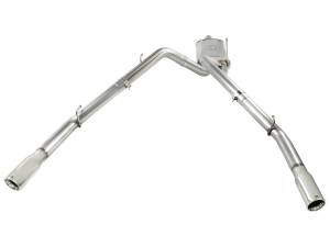 aFe Power - 49-42013-P | AFE Power Mach Force-Xp 3 IN Cat-Back Exhaust System with Dual Polished Tips (2009-2024 Ram 1500 Pickup V8-5.7L) - Image 3