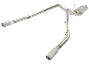 aFe Power - 49-42013-P | AFE Power Mach Force-Xp 3 IN Cat-Back Exhaust System with Dual Polished Tips (2009-2024 Ram 1500 Pickup V8-5.7L) - Image 2