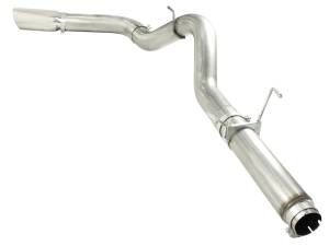 aFe Power - 49-42016-P | AFE Power Large Bore-HD 5 IN 409 Stainless Steel DPF-Back Exhaust System w/Polished Tip (2007-2012 Ram 2500, 3500 Pickup L6-6.7L td) - Image 3