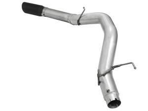 aFe Power - 49-42039-B | AFE Power Large Bore-HD 5 IN 409 Stainless Steel DPF-Back Exhaust System w/Black Tip (2013-2018 Ram 2500, 3500 Pickup L6-6.7L td) - Image 3