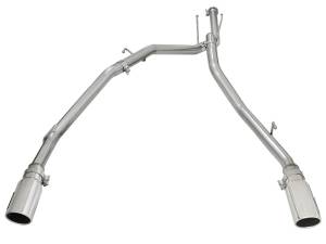 aFe Power - 49-42041-P | AFE Power Large Bore-HD 2-1/2 IN 409 Stainless Steel DPF-Back Exhaust System w/Polished Tip (2014-2019 Ram 1500 Pickup V6-3.0L td) - Image 3