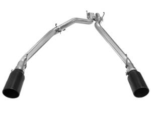 aFe Power - 49-42044-B | AFE Power Large Bore-HD 3 IN 409 Stainless Steel DPF-Back Exhaust System w/Black Tip (2014-2019 Ram 1500 Pickup V6-3.0L td) - Image 2