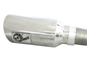 aFe Power - 49-42044-P | AFE Power Large Bore-HD 3 IN 409 Stainless Steel DPF-Back Exhaust System w/Polished Tip (2014-2019 Ram 1500 Pickup V6-3.0L td) - Image 5