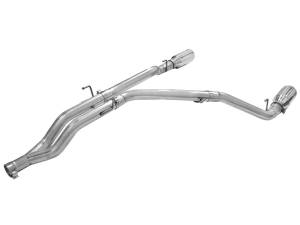 aFe Power - 49-42044-P | AFE Power Large Bore-HD 3 IN 409 Stainless Steel DPF-Back Exhaust System w/Polished Tip (2014-2019 Ram 1500 Pickup V6-3.0L td) - Image 2