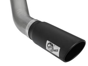 aFe Power - 49-42051-1B | AFE Power Large Bore-HD 5 IN 409 Stainless Steel DPF-Back Exhaust System w/Black Tip (2013-2018 Ram 2500, 3500 Pickup L6-6.7L td) - Image 7