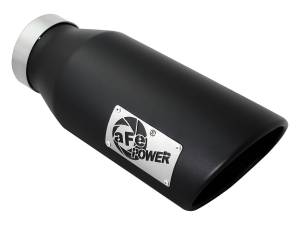 aFe Power - 49-42056-B | AFE Power MACH Force-Xp 4 IN 409 Stainless Steel Cat-Back Exhaust System w/ Black Tip (2014-2024 Ram 2500, 3500 Pickup V8-6.4L) - Image 2