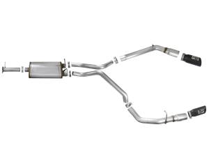 aFe Power - 49-42059-B | AFE Power MACH Force-Xp 3 IN Stainless Steel Cat-Back Exhaust System w/ Dual Black Tips (2019-2024 1500 V8-5.7L) - Image 2