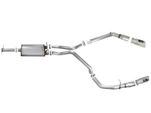 aFe Power - 49-42059-P | AFE Power MACH Force-Xp 3 IN Stainless Steel Cat-Back Exhaust System w/ Dual Polish Tips (2019-2024 1500 V8-5.7L) - Image 2